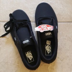 Men's all black Vans